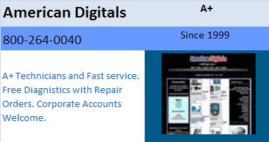 American Digitals is a listed member of www.laptoprepairdirectory.com